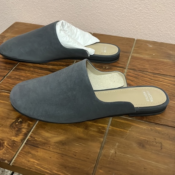 Johnson and Murphy gray suede mules - Picture 3 of 5